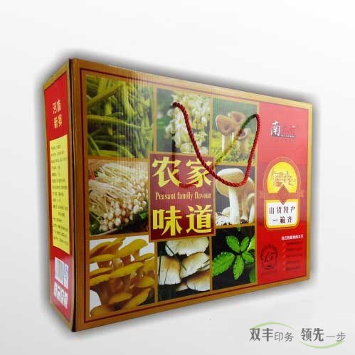 瓦楞精品土特產箱印刷