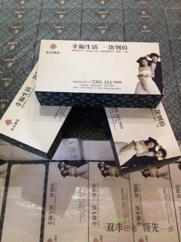河南印刷廠(chǎng)年底企業(yè)促銷(xiāo)宣傳紙抽盒印刷